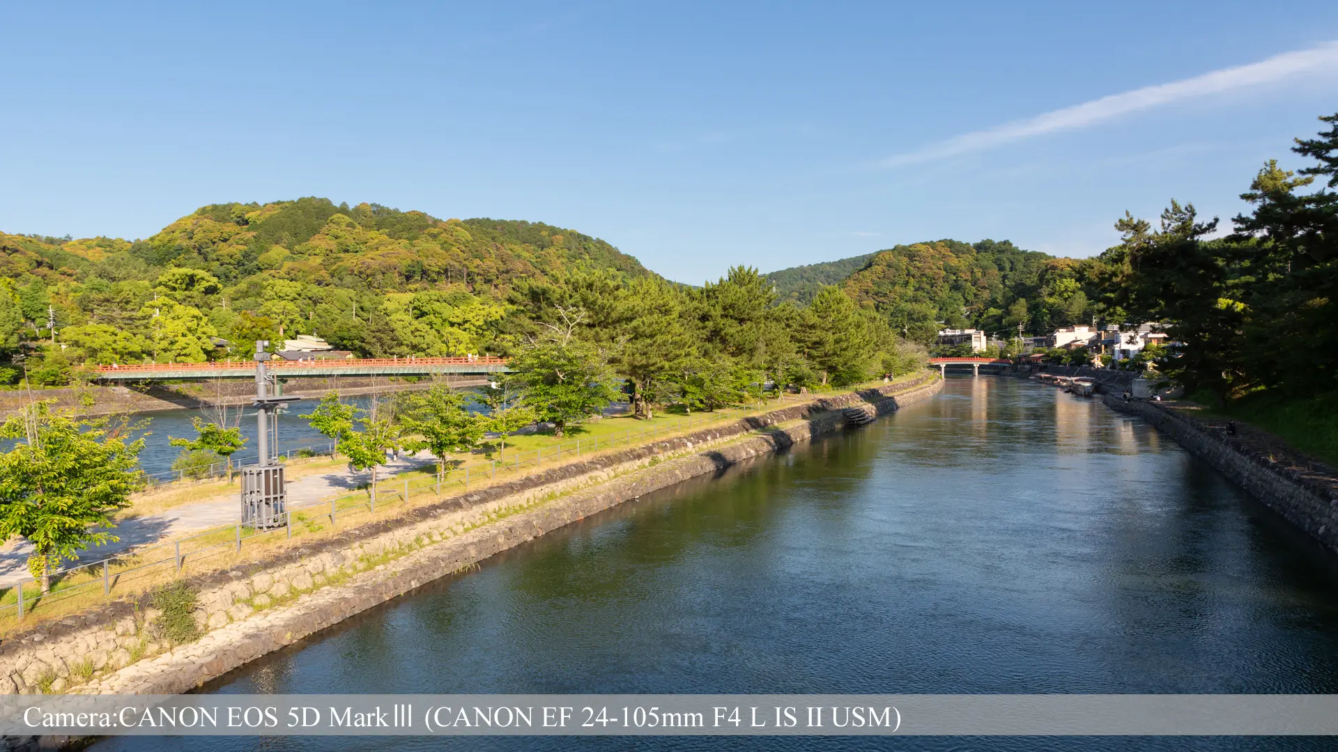 宇治川中洲からの眺め