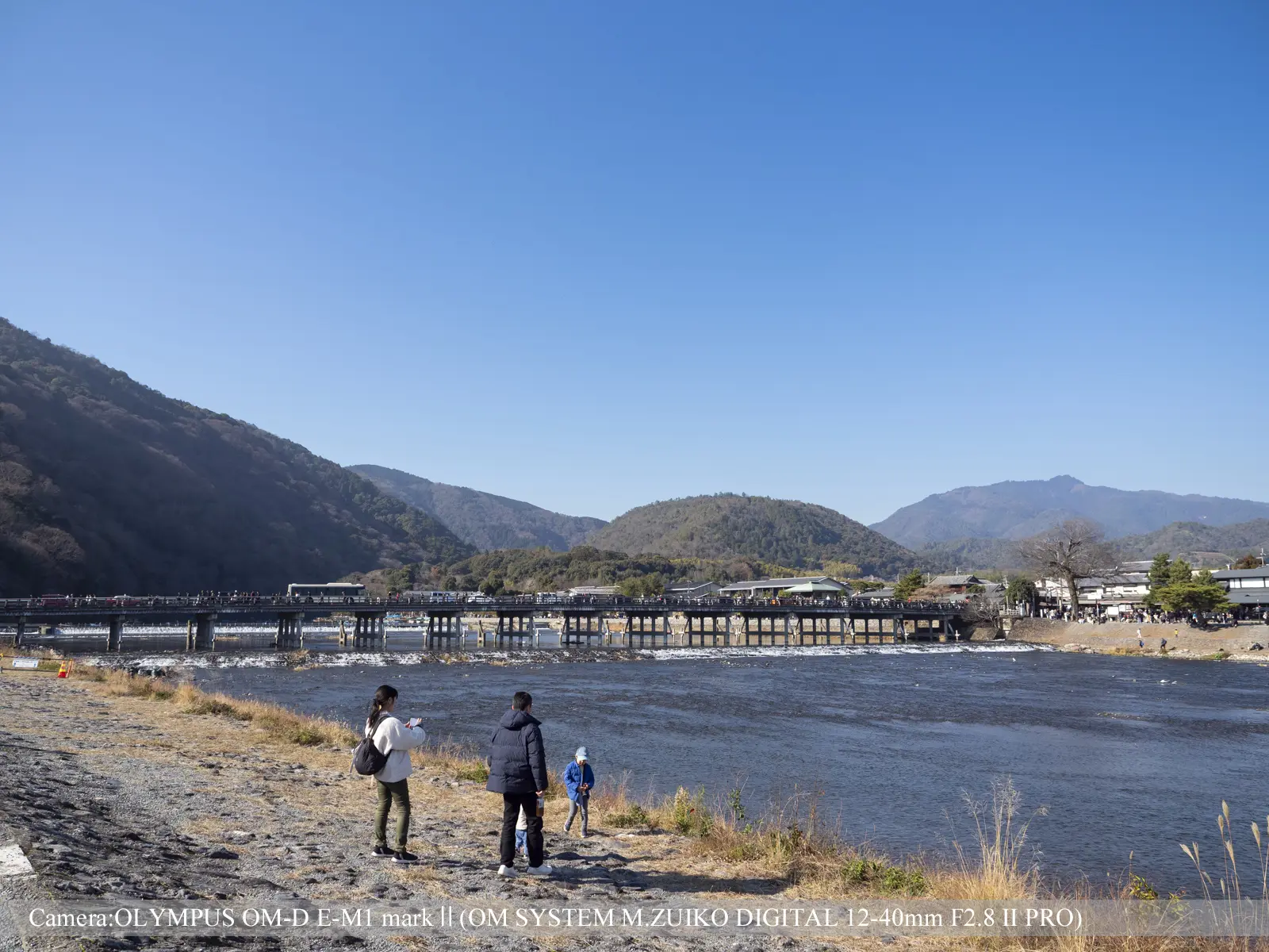嵐山(渡月橋を望む)