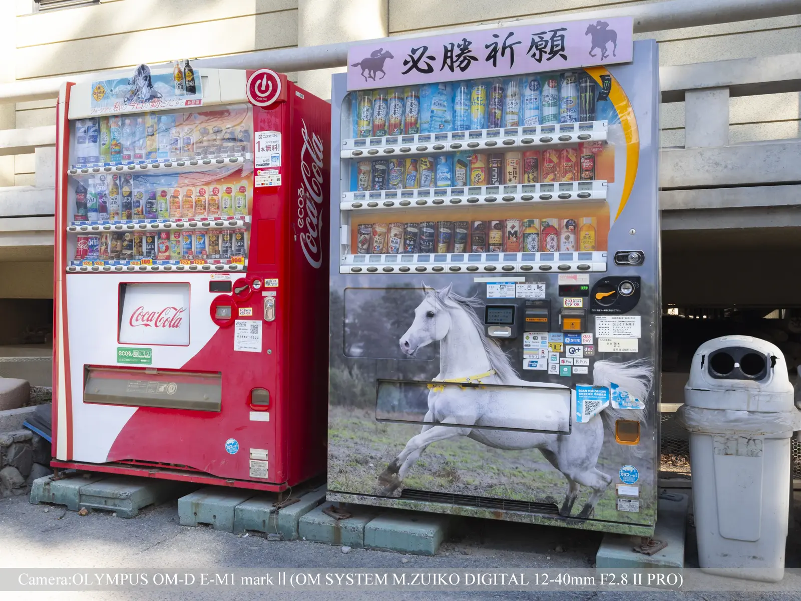 藤森神社境内（自動販売機）